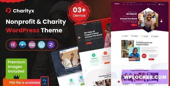 Charityx v1.0.1 - Charity & Nonprofit WordPress Theme