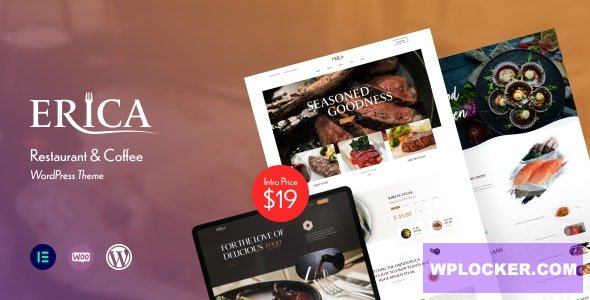 Erica v1.0 - Restaurant & Coffee WordPress Theme