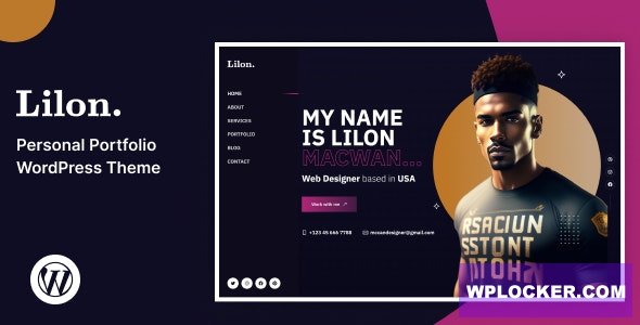 Lilon v2.0 – Personal Portfolio WordPress Theme