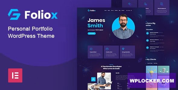 Foliox v1.0 - Personal Portfolio WordPress Theme