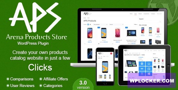 Arena Products Store v3.0 - WordPress Plugin
