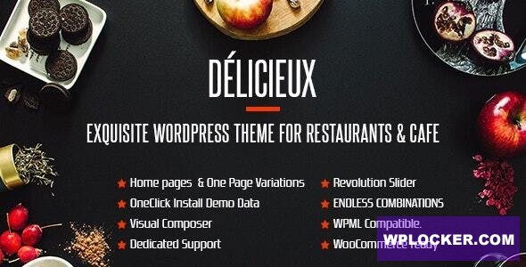 Delicieux v1.0 - Creative Restaurant WordPress Theme