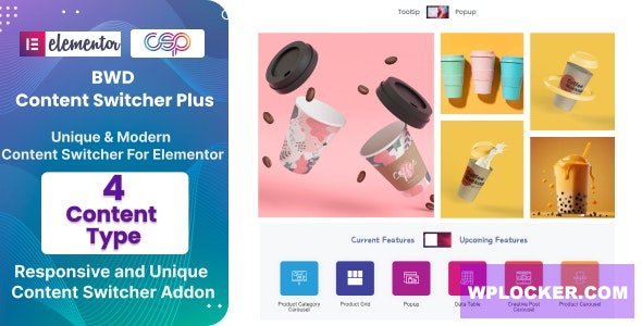 BWD Content Switcher Plus Addon For Elementor v1.0