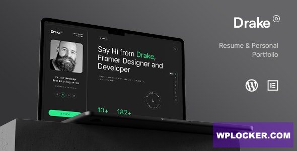 Drake v3.0.1 - Personal Portfolio Resume Theme