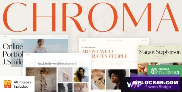 Chroma v1.0 - Photography Portfolio WordPress Theme