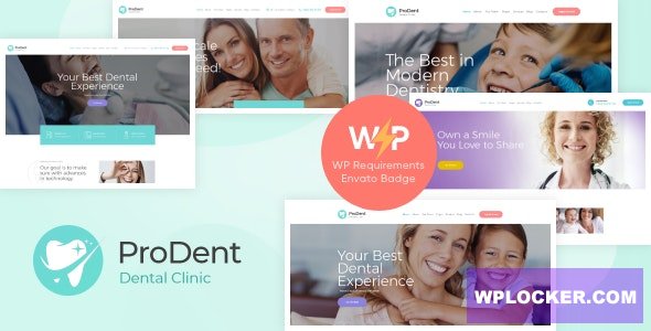 ProDent v1.5.9 - Dental Clinic & Healthcare Doctor WordPress Theme + Elementor + RTL