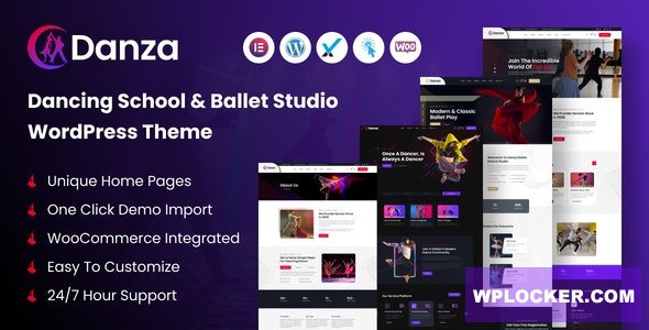 Danza v1.0.0 – Dancing School and Ballet Studio WordPress Theme