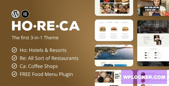 HoReCa v1.1 - Hospitality Industry Theme