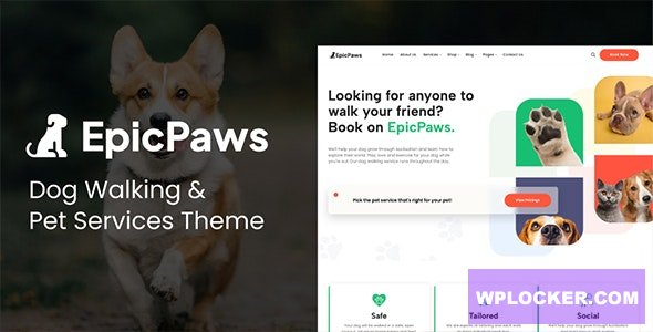 EpicPaws v1.3 - Dog Walking & Pet Services Theme