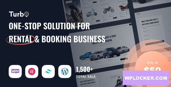 Turbo v11.0.4 - Car Rental System WordPress Theme