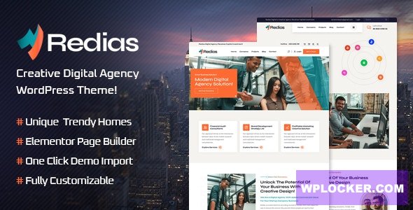 Redias v1.0.0 - Creative Digital Agency WordPress Theme