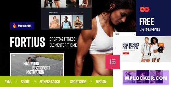 Fortius v2.3.0 - Sports & Fitness Elementor WordPress Theme