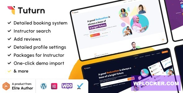 Tuturn v2.9 - Online Tutors MarketPlace WordPress Theme