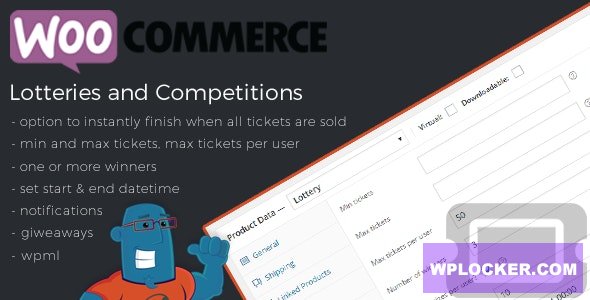WooCommerce Lottery v2.1.12 - WordPress Competitions and Lotteries, Lottery for WooCommerce