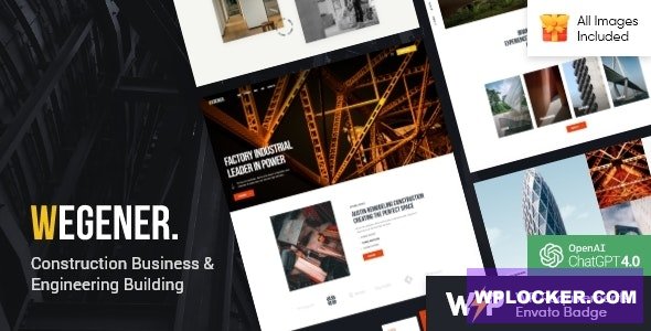 Wegener v2.0.0 - Construction & Engineering WordPress Theme