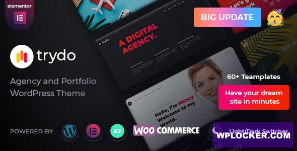 Trydo v1.5.0 - Creative Agency & Portfolio WordPress Theme