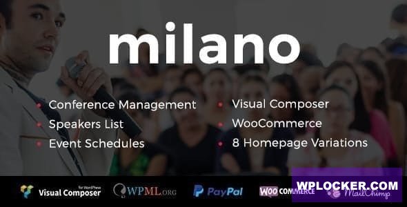Milano v1.1.2 - Event & Conference WordPress