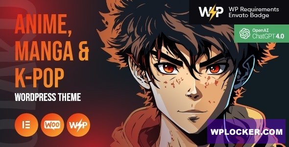 Otaku v1.0 - Anime, Manga & K-Pop WordPress Theme