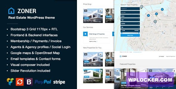 Zoner v4.2 - Real Estate WordPress Theme