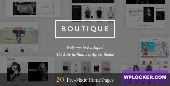 Boutique v2.3.3 - Kute Fashion WooCommerce Theme ( RTL Supported )