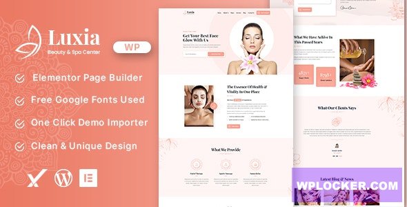 Luxia v1.0 - Beauty & Spa Center WordPress Theme