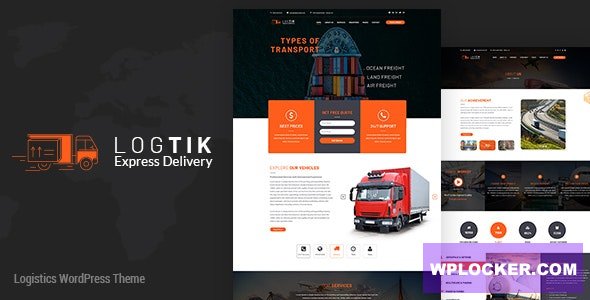 Logtik v2.0 - WP Logistics, Cargo & Transportation
