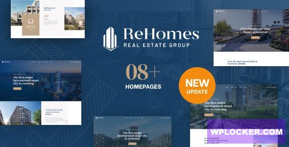 Rehomes v2.0.5 - Real Estate Group WordPress Theme
