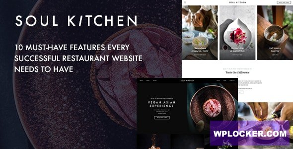 SoulKitchen v1.04- Restaurant WordPress Theme