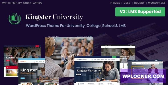 Kingster v3.2.0 - Education WordPress For University, College and School