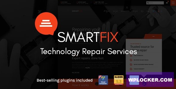 SmartFix v1.2.0 - The Technology Repair Services WordPress Theme