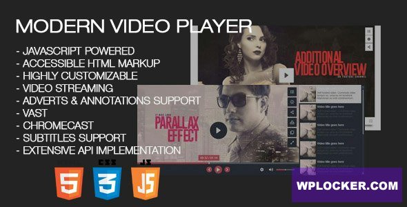 Modern Video Player for Wordpress v10.1