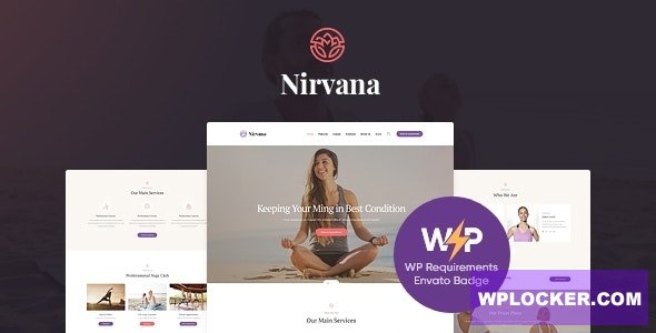 Nirvana v1.3.0 - Yoga Studio and Fitness Club WordPress Theme