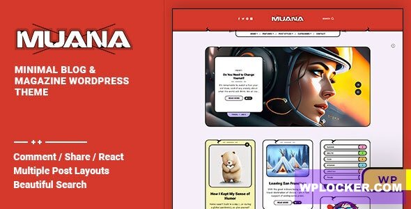 Muana v1.0.2 - Blog & Magazine WordPress Theme