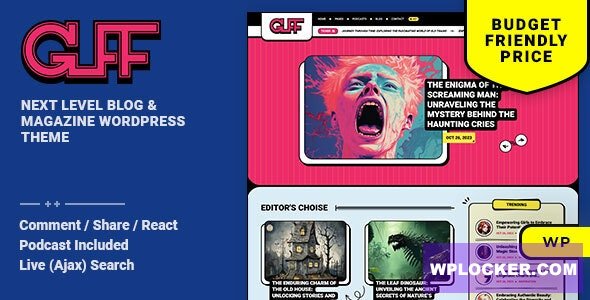Guff v1.0.1 - Blog & Magazine WordPress Theme