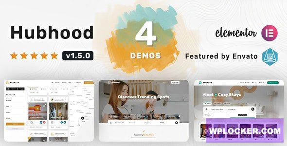 Hubhood v1.5.4 - Directory & Listing WordPress Theme
