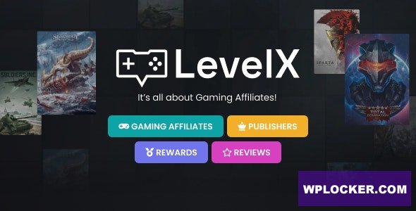 LevelX v1.0 - Gaming Affiliate WordPress Theme