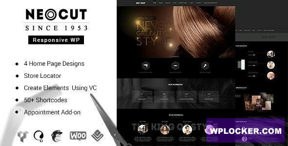 Neo Salon v3.4 - Barber Shop WordPress Theme