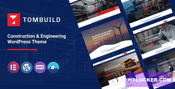 Tombuild v1.0 – Construction & Engineering WordPress Theme