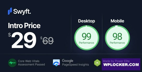 Swyft v1.0.2 - PageSpeed Optimized WordPress Blog Theme