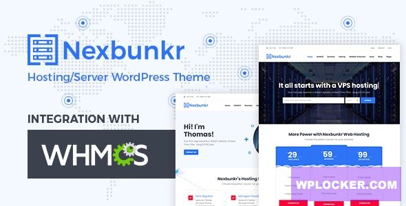 Nexbunker v1.5 - Hosting/Server WordPress Theme + WHMCS