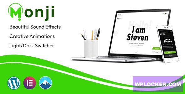Monji v1.0 - Personal Portfolio WordPress Theme