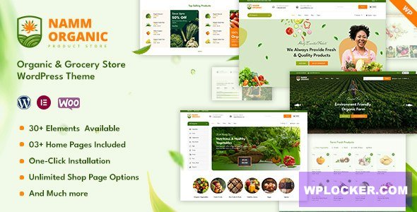 Namm v1.0.4 - Grocery Shop WordPress Theme