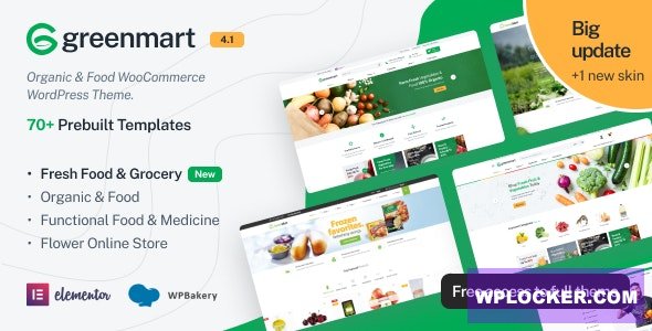 GreenMart v4.1.10 - Organic & Food WooCommerce WordPress Theme