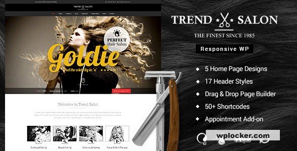Trend Salon v2.8 - WordPress Theme