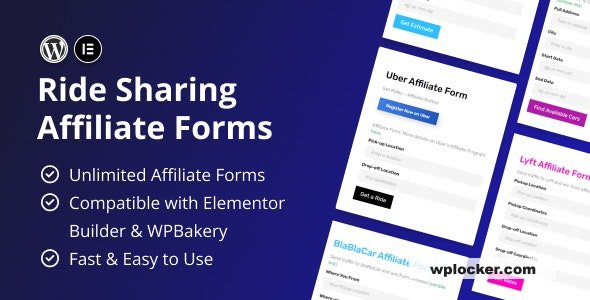 Ride Sharing Affiliate Forms v1.0