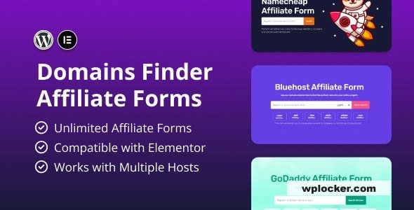 Hosting Domains Finder (Affiliate Forms) v1.0