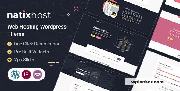 Natix v1.6 - Web Hosting WordPress Theme