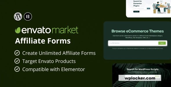 Envato Market Affiliate Forms for Elementor v1.0.0