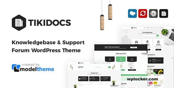 Tikidocs v2.2.3 - Knowledgebase & Support Forum WordPress Theme + RTL
