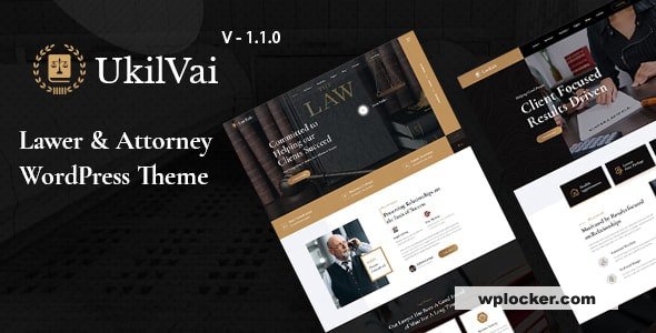 Ukilvai v1.1.2 - Lawyer & Attorney WordPress Theme
